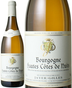 ブルゴーニュ　オート・コート・ド・ニュイ・ブラン　2008　ジャイエ・ジル　白　 Bourgogne Hautes Cotes de Nuits Blanc / Jayer Gilles   スピード出荷