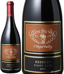リザーヴ・カーネロス　ピノ・ノワール　2008　クロ・デュ・ヴァル　赤　 Reserve Pinot Noir / Clos du Val   スピード出荷