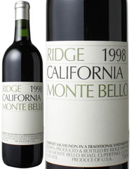 リッジ・ヴィンヤーズ　モンテ・ベッロ　1998　赤　 Ridge Monte Bello    スピード出荷
