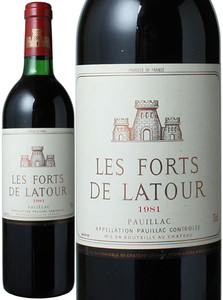 レ・フォール・ド・ラトゥール　1981　赤　 Les Forts de Latour   スピード出荷
