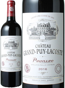 シャトー・グラン・ピュイ・ラコスト　2016　赤　 Chateau Grand Puy Lacoste   スピード出荷