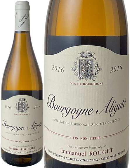 ブルゴーニュ アリゴテ　2016　エマニュエル・ルジェ　白　 Bourgogne Aligote / Emmanuel Rouget  スピード出荷