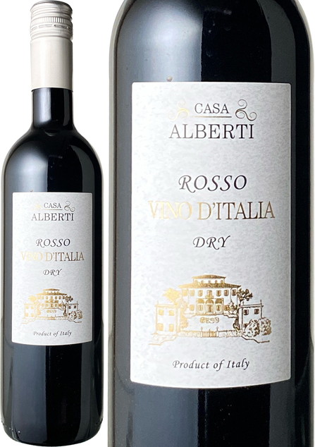 【イタリアワインSALE】カーサ・アルベルティ　ロッソ　NV　赤　 Casa Alberti Rosso  スピード出荷【赤ワイン】