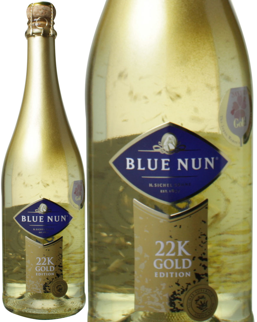 ブルーナン ゴールド・エディション 金箔入り NV 白 Blue Nun Gold