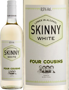 スキニー・ホワイト　サウス・アフリカ　NV　スキニー　白　【■VLS1FC--NV】　※取り寄せ品 3～6営業日以降出荷　 Four Cousins Skinny White