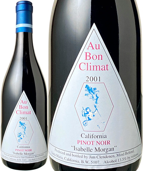 オー・ボン・クリマ　ピノ・ノワール　イザベル　2001　赤　 Au Bon Climat Pinot Noir Isabell  / Jim Clendenen  スピード出荷