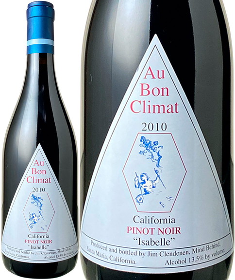 オー・ボン・クリマ　ピノ・ノワール　イザベル　2010　赤　 Au Bon Climat Pinot Noir Isabell  / Jim Clendenen  スピード出荷