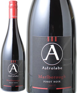 マールボロ　ピノ・ノワール　2017　アストロラーベ・ワインズ　赤 Pinot Noir Marlborough / Astrolabe   スピード出荷