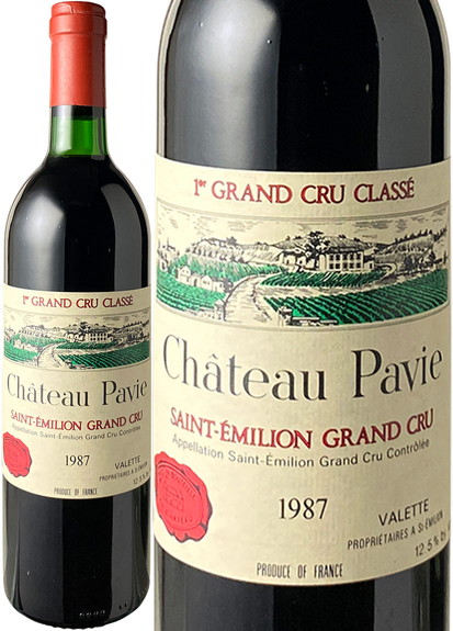 シャトー・パヴィ　　　1987　赤　 Chateau Pavie  スピード出荷