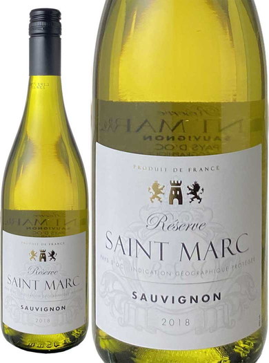 サンマルク　ソーヴィニヨン・ブラン　2018　フォンカリュー　白　※ヴィンテージが異なる場合があります。 Saint Marc Sauvignon Blanc / Foncalieu   スピード出荷