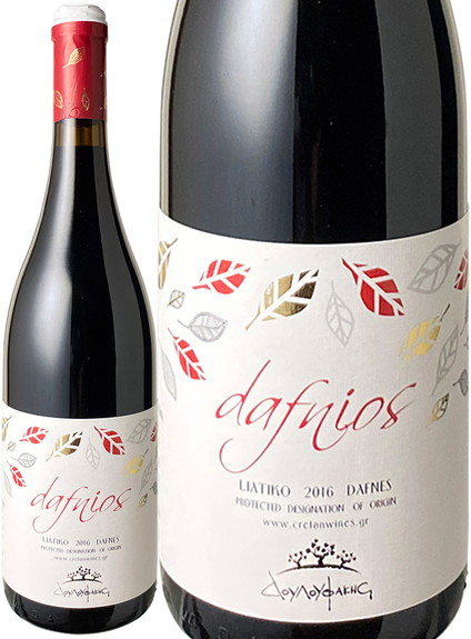 ダフニオス・レッド　2017　ドゥルファキス・ワイナリー　赤※ヴィンテージが異なる場合がございます。 Dafnios Red / Douloufakis Winery  スピード出荷