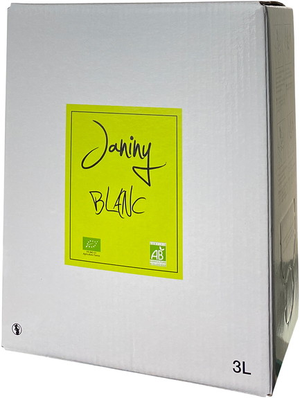 BIB バック・イン・ボックス ブラン 2022 マス・ド・ジャニーニ 白※通常サイズのワイン8本まで、一緒に送れます。 BIB Blanc / Mas De Janiny  スピード出荷