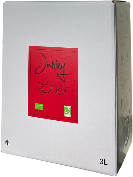 BIB バック・イン・ボックス ルージュ 2021 マス・ド・ジャニーニ 赤※通常サイズのワイン8本まで、一緒に送れます。 BIB Rouge / Mas De Janiny  スピード出荷
