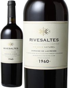 【フランスワインSALE】リヴザルト　1960　ドメーヌ・ド・ラ・クレッセ　赤　 Rivesaltes / Domaine de la Cresse  スピード出荷【フランス】
