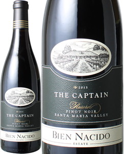 【カリフォルニアSALE】ザ・キャプテン　ピノ・ノワール　2015　ビエン・ナシード　赤　 The Captain Pinot Noir / BienNacido Estate  スピード出荷