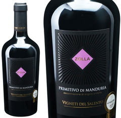 プリミティーヴォ・ディ・マンドゥーリア　ゾッラ　2020　ヴィニエティ・デル・サレント　赤　【■I667】　※取り寄せ品 3～6営業日以降出荷　 Primitivo di Manduria Zolla / Vigneti del Vulture