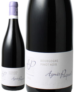 ブルゴーニュ・ルージュ 2022 アニェス・パケ 赤 Bourgogne Rouge / Agnes & Sebastien Paquet   スピード出荷
