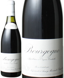 ブルゴーニュ・ルージュ　1999　メゾン・ルロワ　赤　 Bourgogne Rouge / Maison Leroy   スピード出荷
