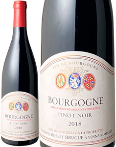 ブルゴーニュ　ピノ・ノワール　2018　ロベール・シリュグ　赤 Bourgogne Pinot Noir / Robert Sirugue   スピード出荷