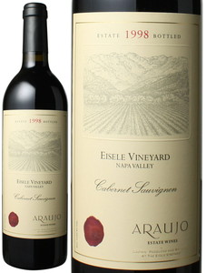 アロウホ　カベルネ・ソーヴィニヨン　アイズリー・ヴィンヤード　1998　アロウホ・エステート　赤　 Araujo Cabernet Sauvignon Eisele Vineyard / Araujo Estate Wines   スピード出荷