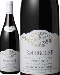 ブルゴーニュ　ピノ・ノワール　2017　モンジャール・ミュニュレ　赤 Bourgogne Pinot Noir / Mongeard Mugneret   スピード出荷